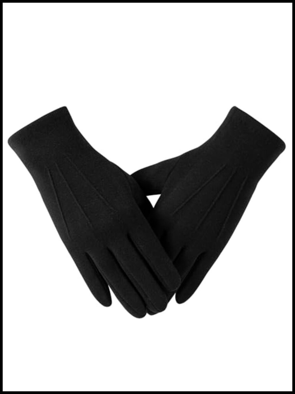 Women's Warm Wool Lined Touchscreen Winter Gloves Full Finger